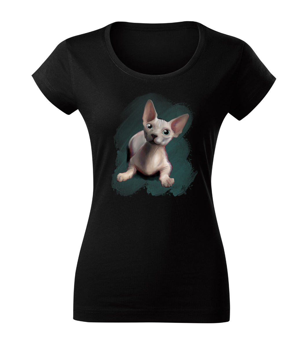 Dámské tričko- Sphynx - Obrázek 2